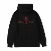 balenciaga sweat jacket homme sweatshirts felpa con cappuccio black logo red